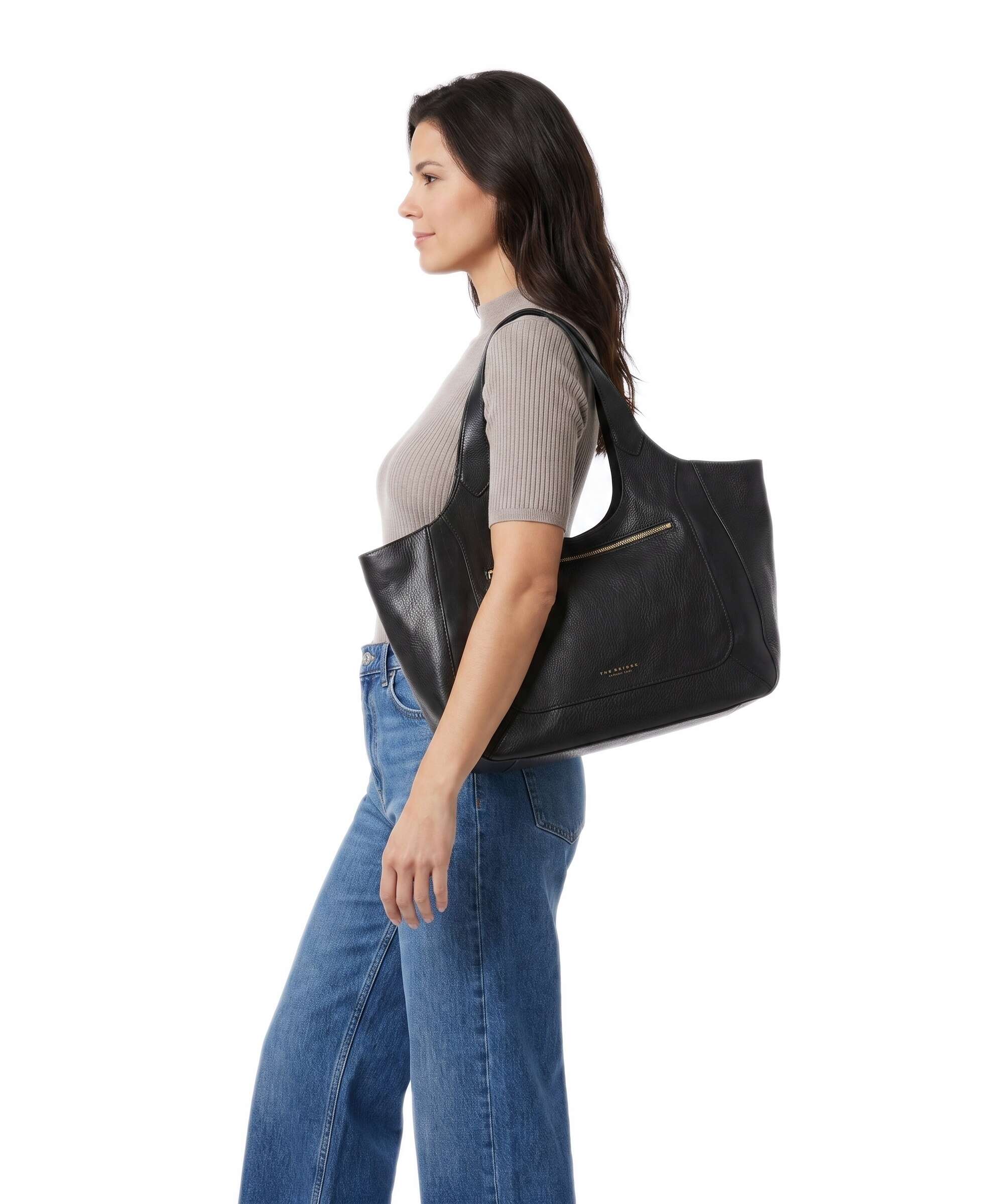 The Bridge Luce Soft Tote bag nero