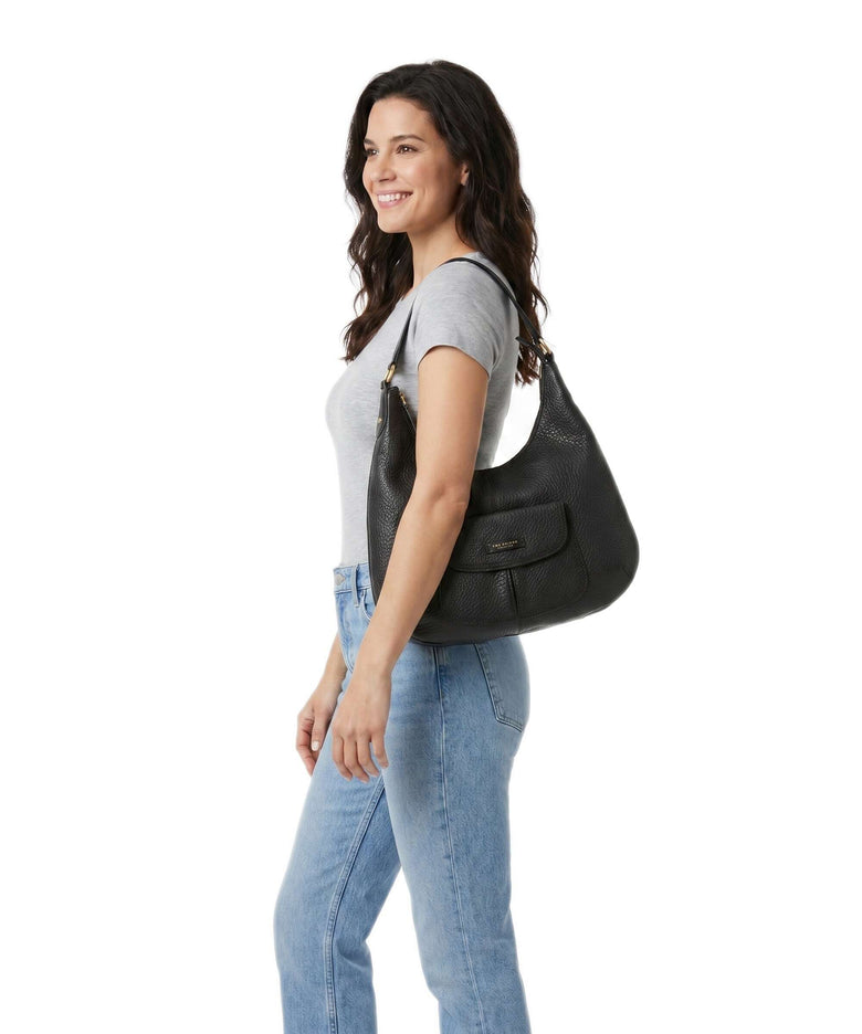 The Bridge Martina Hobo bag nero