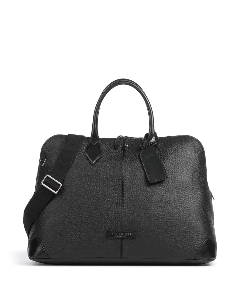 The Bridge Travel Soft Weekend bag nero