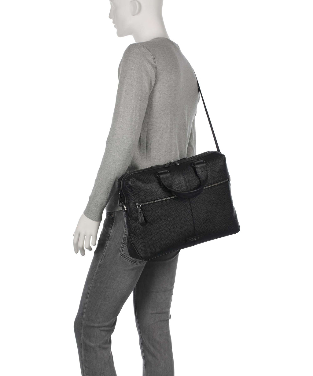The Bridge Manfredi Briefcase nero
