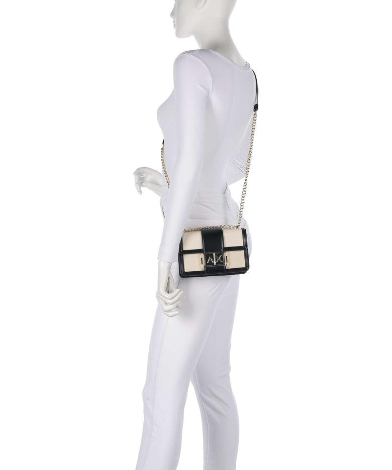 Armani Exchange Jodie S Shoulder bag natural/black