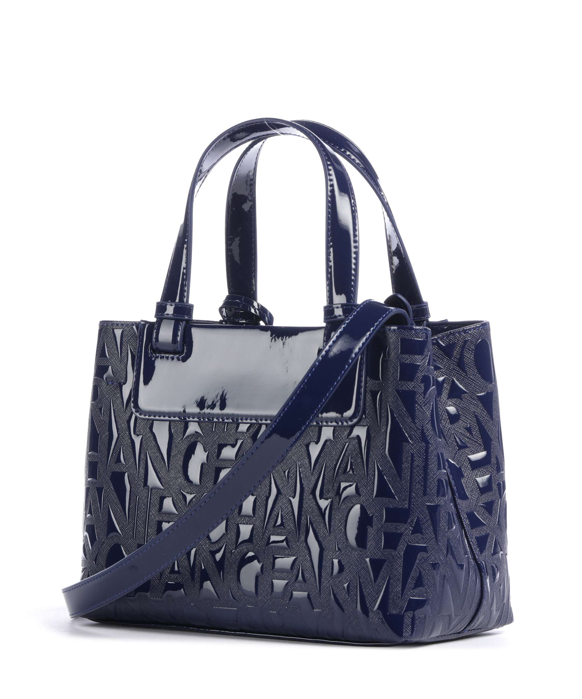 Armani Exchange Liz Patent S Handbag abyss
