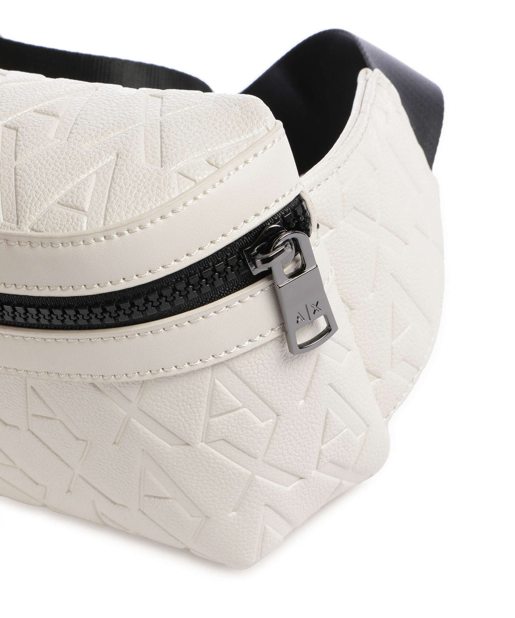 Armani Exchange Liam Belt bag cream