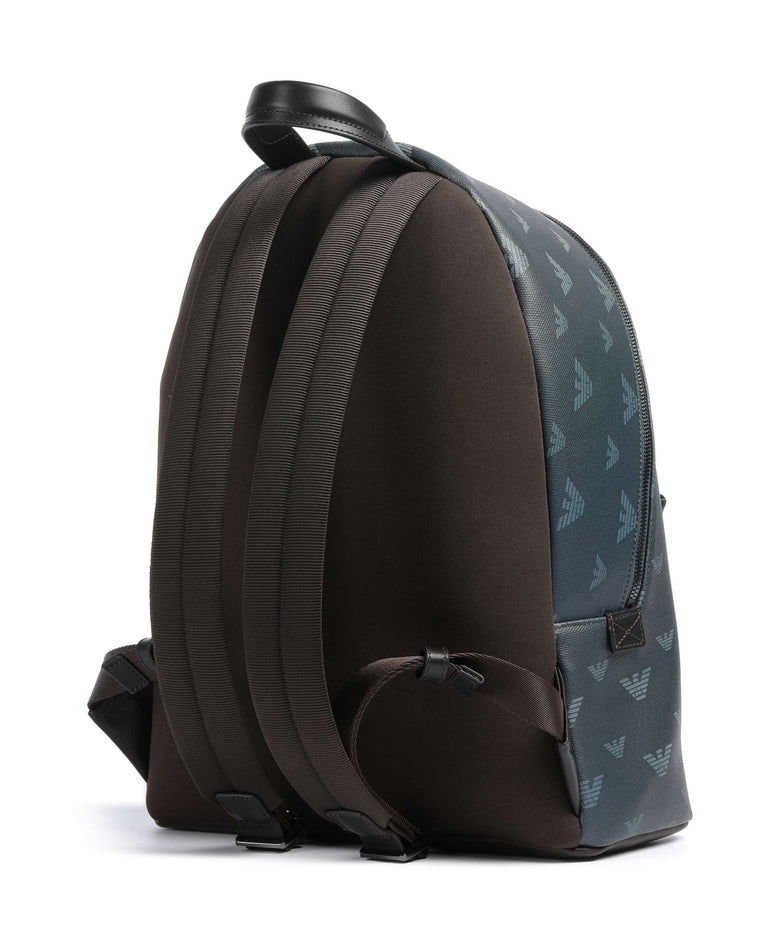 Emporio Armani Special Minorca Backpack blu/eagle all over