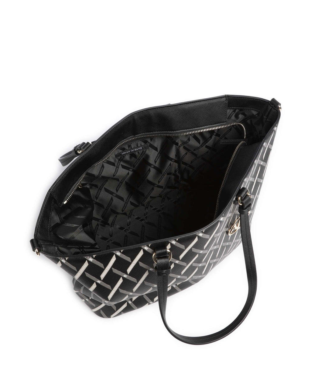 Armani Exchange Gynger Logo M Tote bag black