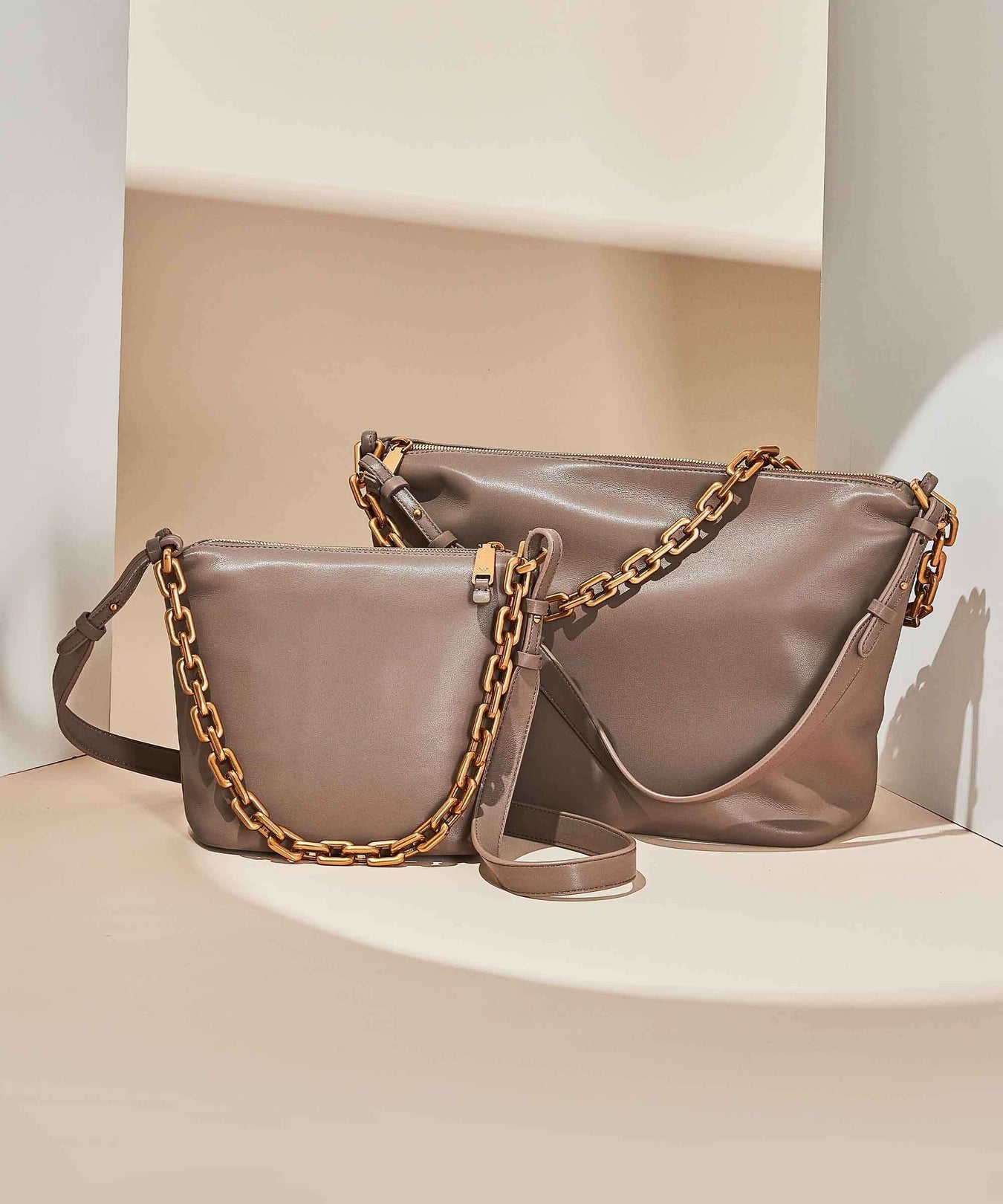 Emporio Armani Sofi Hobo bag taupe