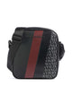 Armani Exchange Dylan Crossbody tas black/pomegranate/black shiny