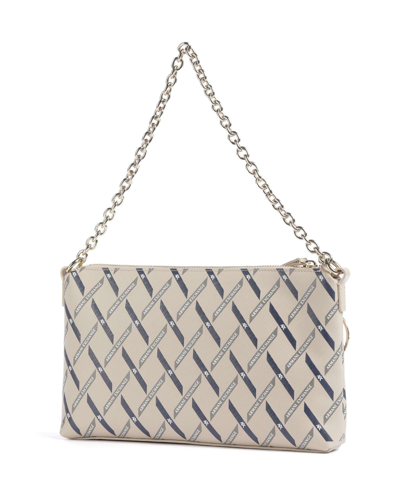 Armani Exchange Gynger Logo Shoulder bag sound sand