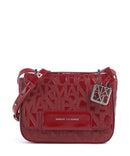 Armani Exchange Liz Patent Crossbody tas red dahlia