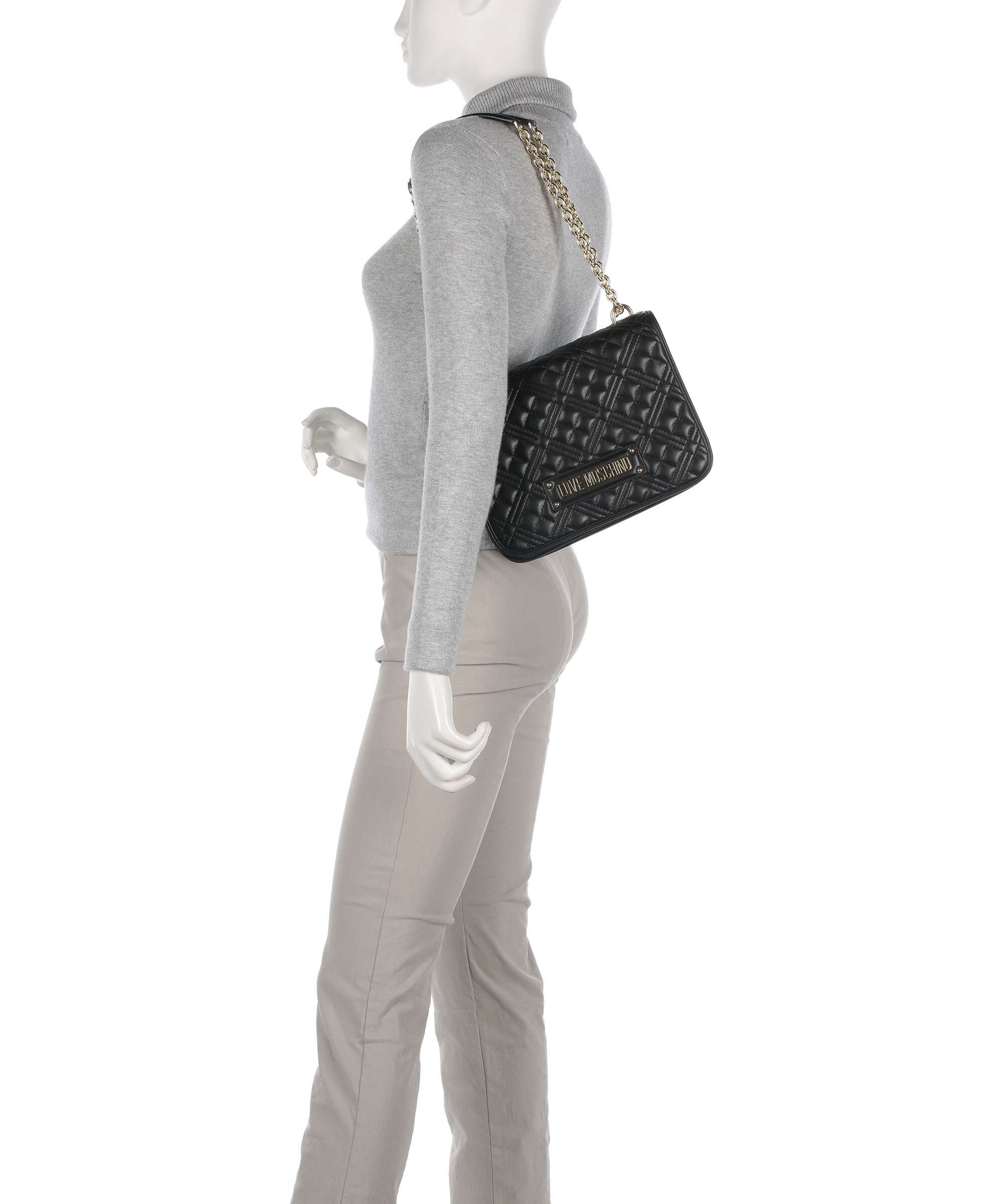 Love Moschino Quilted Shoulder bag nero