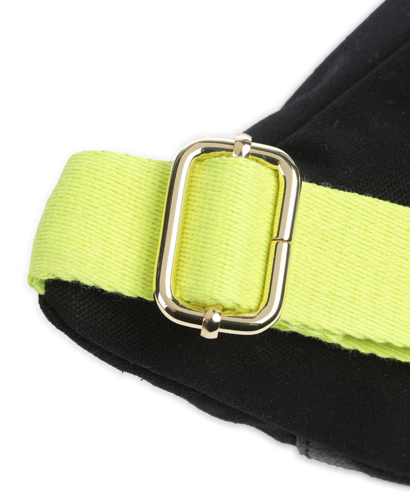 Love Moschino Free-Time Fanny pack nero/lime