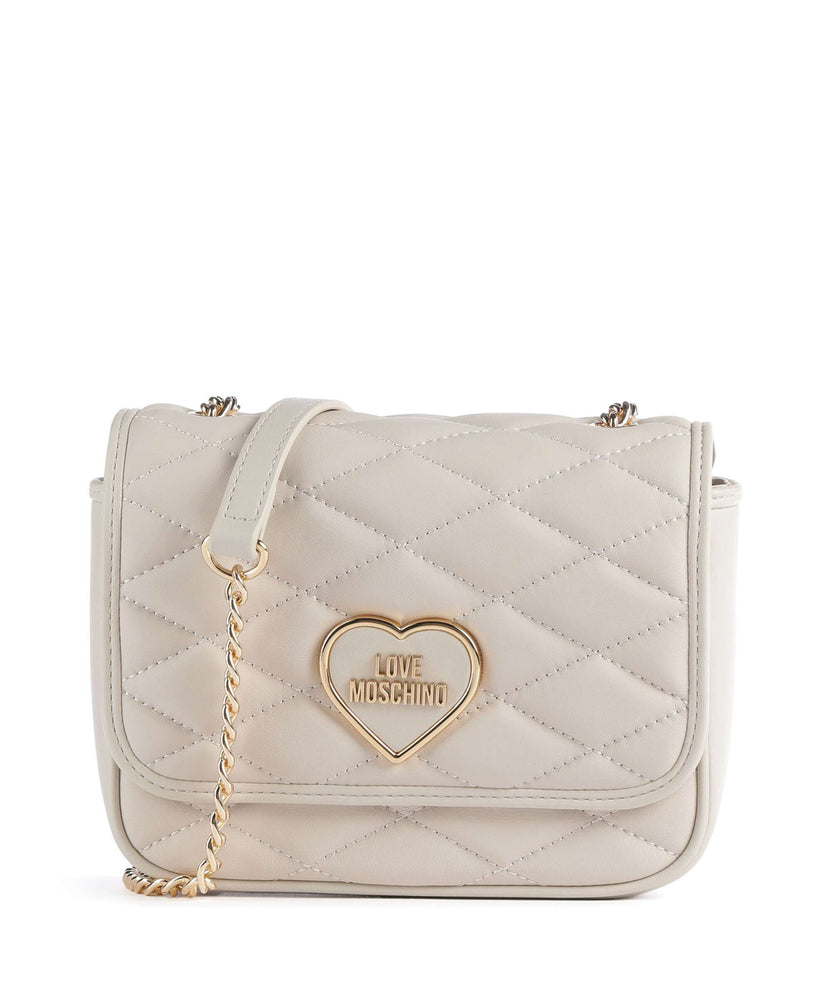 Love Moschino Romantic Crossbody bag avorio