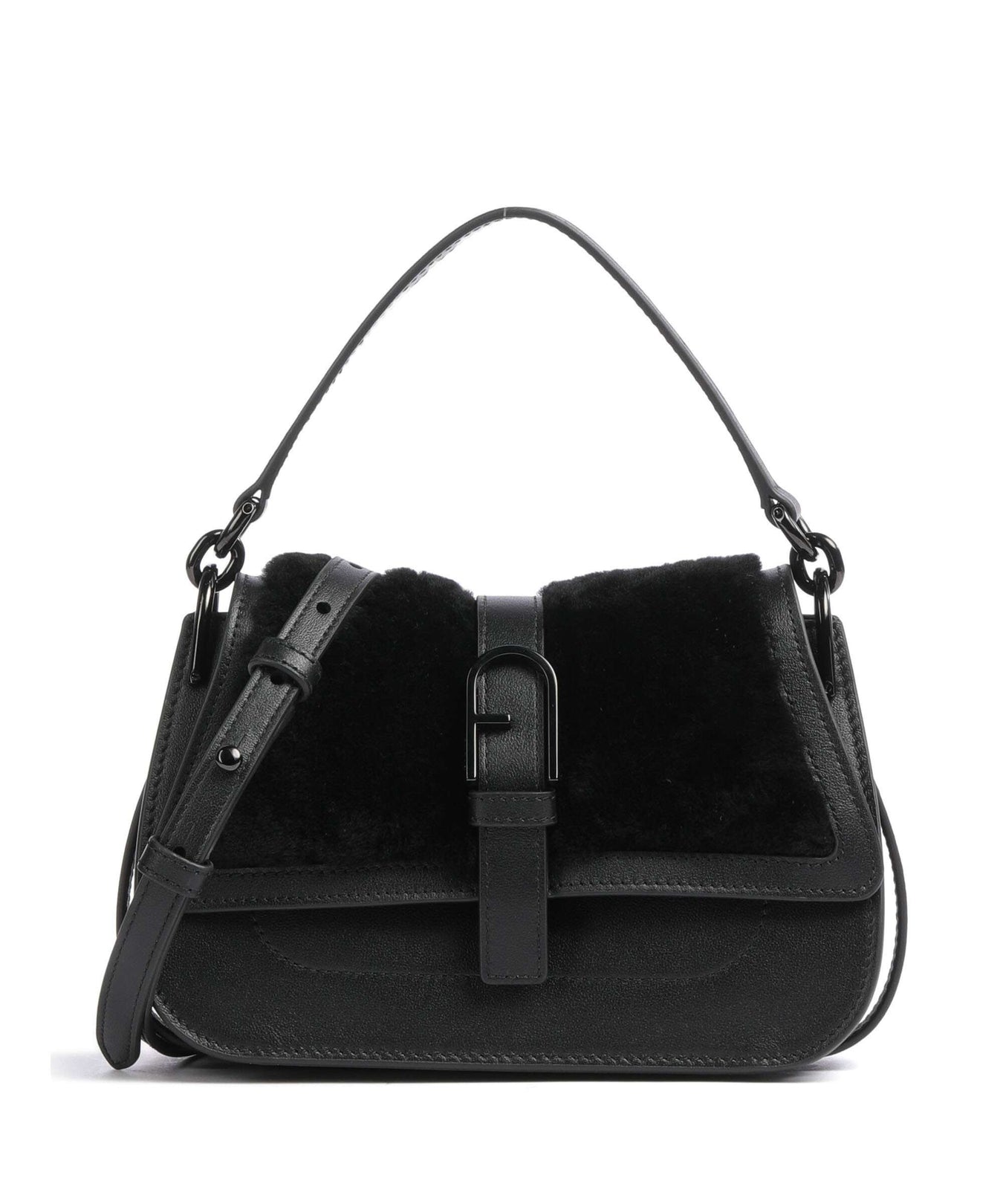 Furla Flow Mini Handbag nero
