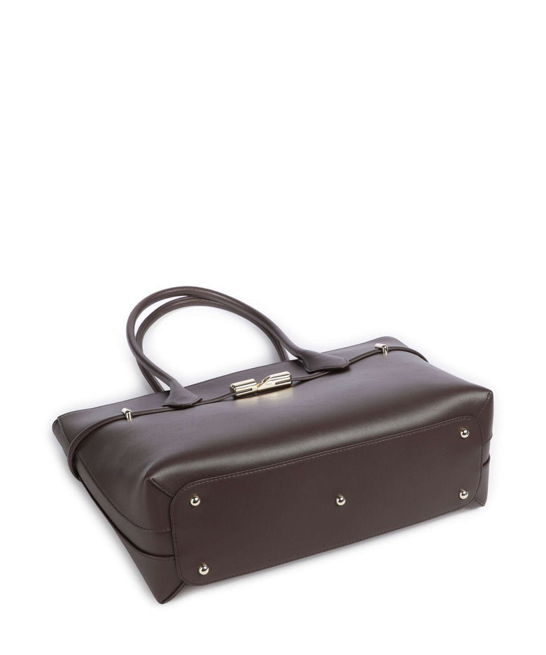 Furla Goccia L Tote bag cioccolato