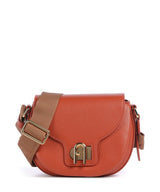 Furla Lotus Mini Crossbody tas cotto, toni cognac