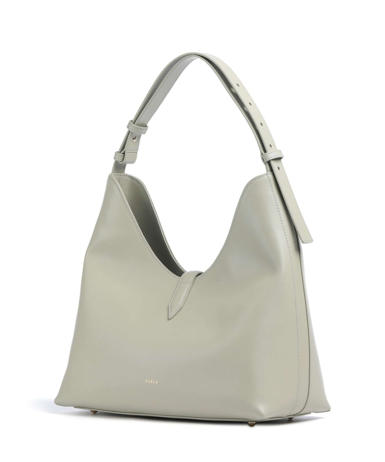 Furla Goccia M Hobo bag light salvia