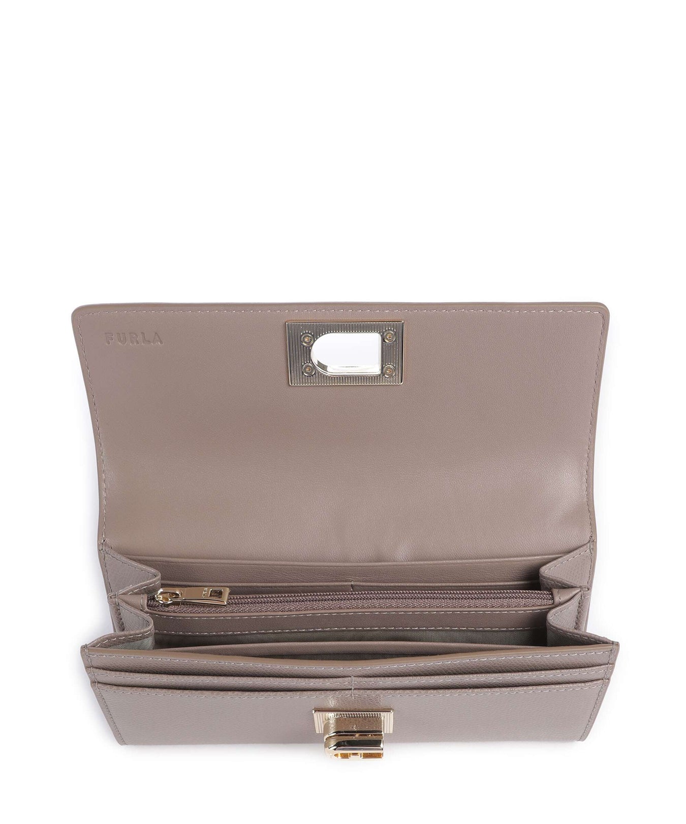 Furla 1927 Continental Wallet stucco gray