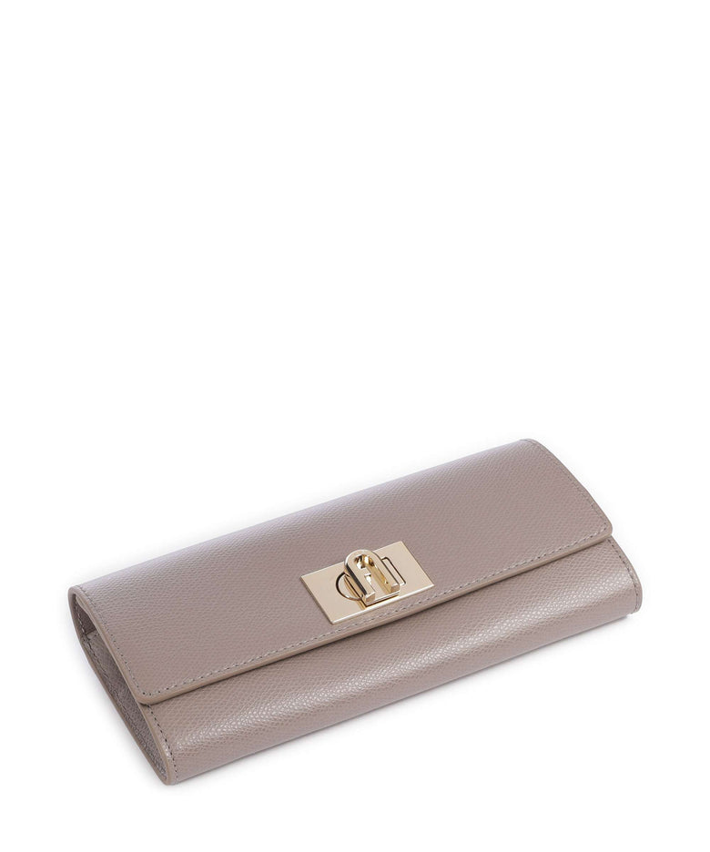 Furla 1927 Continental Wallet stucco gray