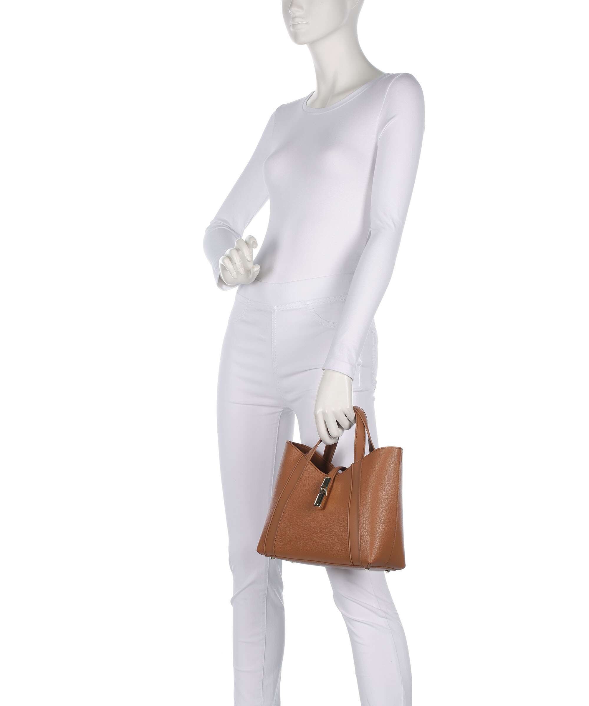 Furla Goccia S Handbag brandy