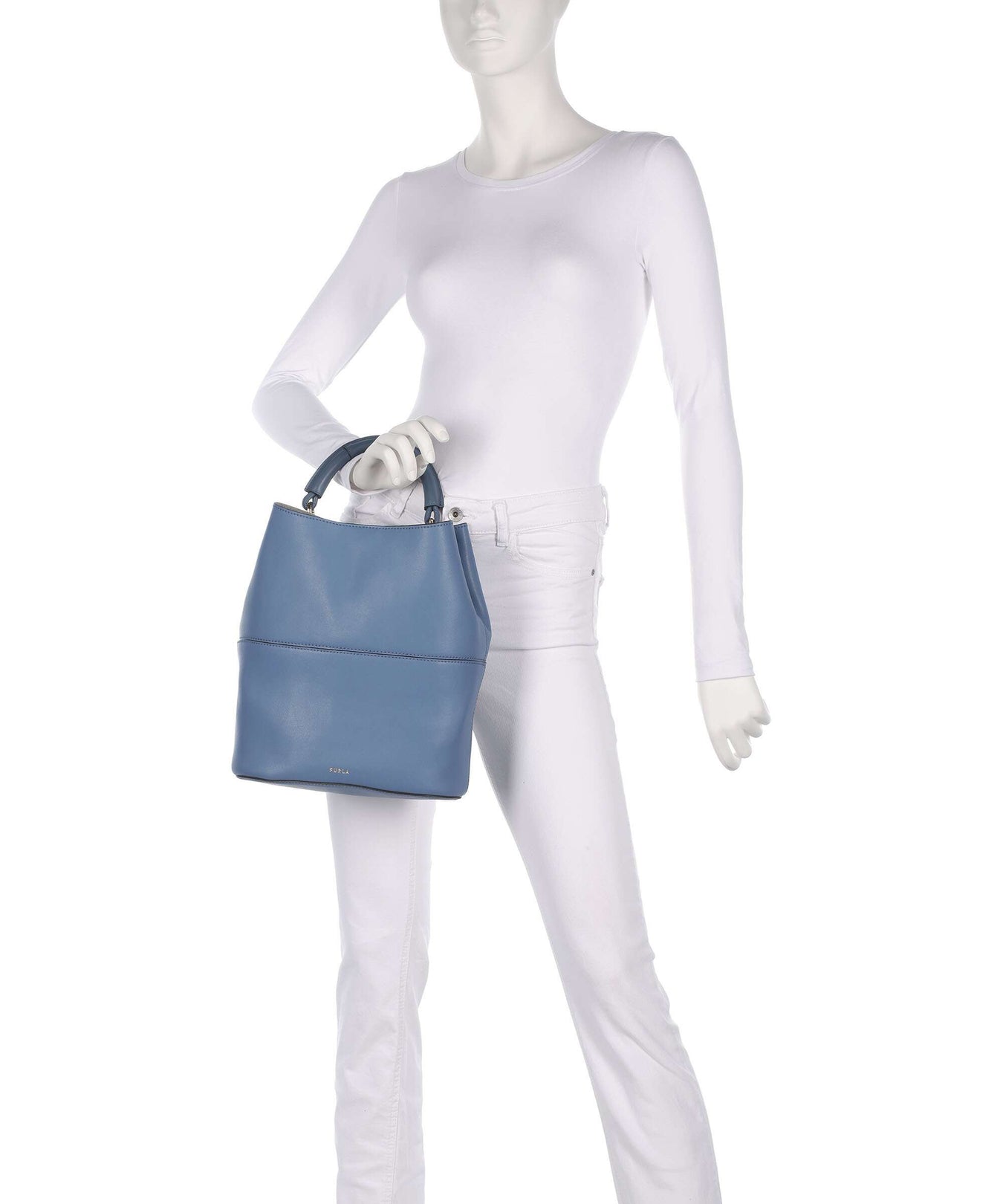 Furla Sfera S Bucket bag denim