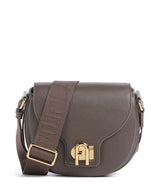Furla Lotus Mini Crossbody tas toni mogano
