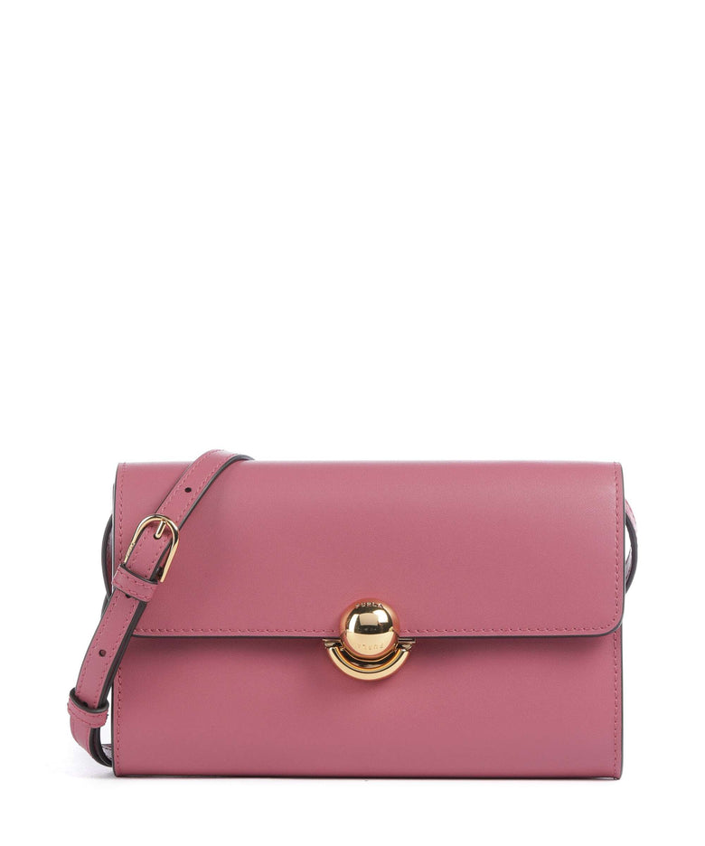 Furla Sfera Crossbody Wallet blush pink