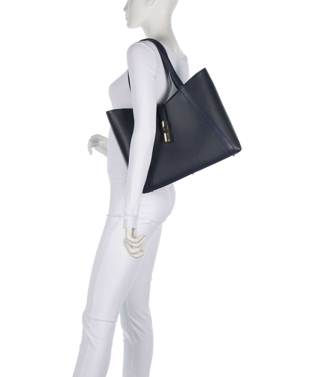 Furla Goccia L Tote bag ink blue