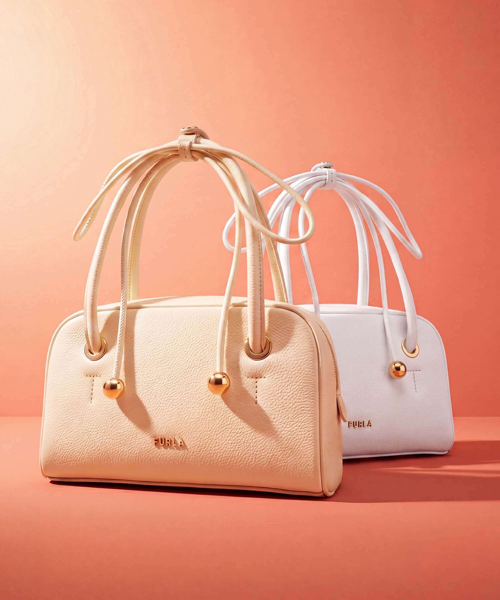 Furla Poppy Mini Handbag panna