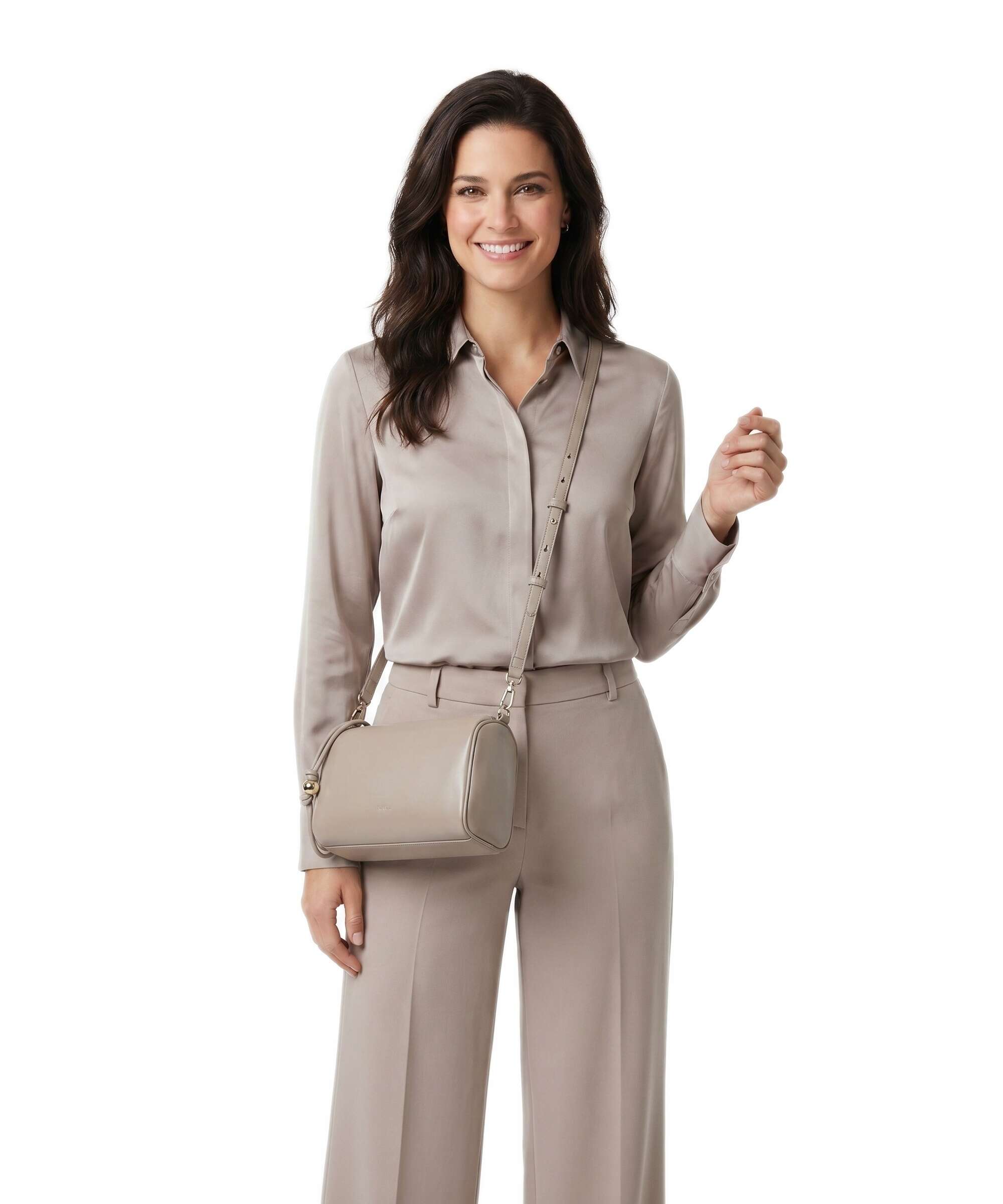 Furla Talia Mini Crossbody bag linen