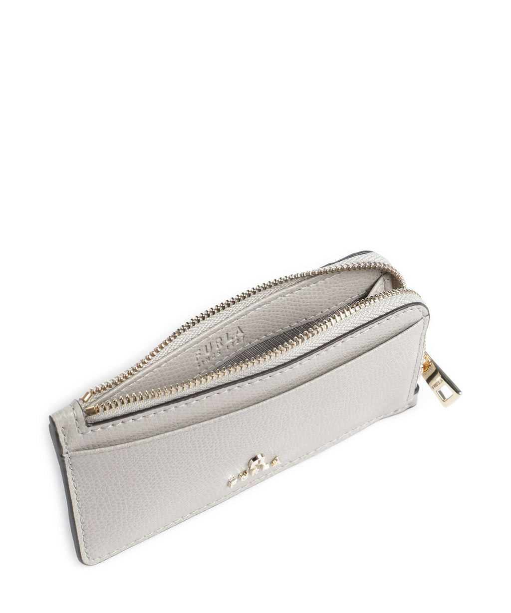 Furla Camelia M Credit card holder stone gray