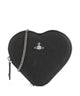 Vivienne Westwood Heart Saffiano Biogreen Crossbody tas black