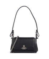 Vivienne Westwood Hazel Re-Vegan Grain Small Shoulder bag black