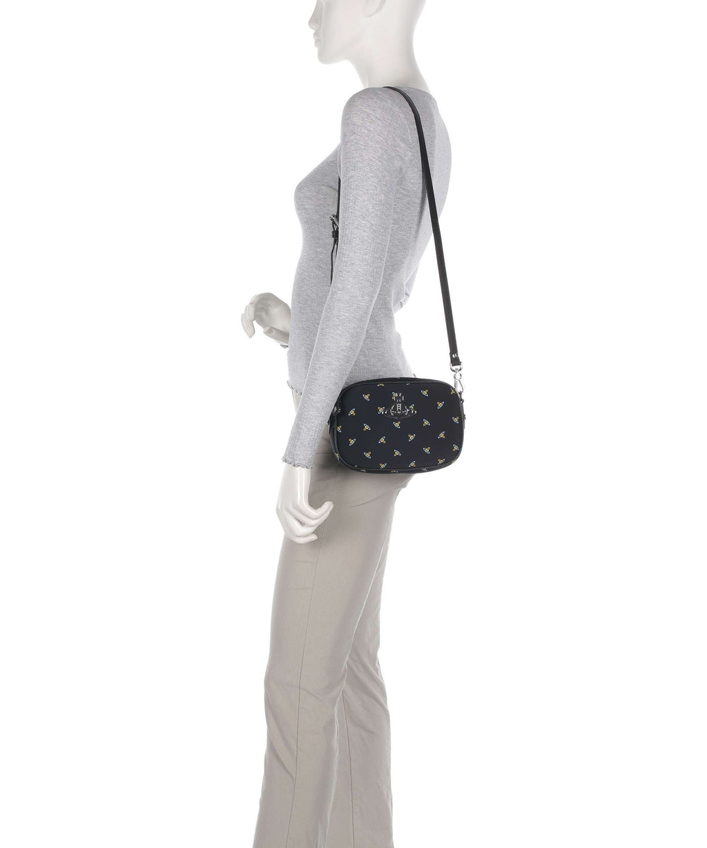 Vivienne Westwood Anna Neoprene Printed Crossbody bag black