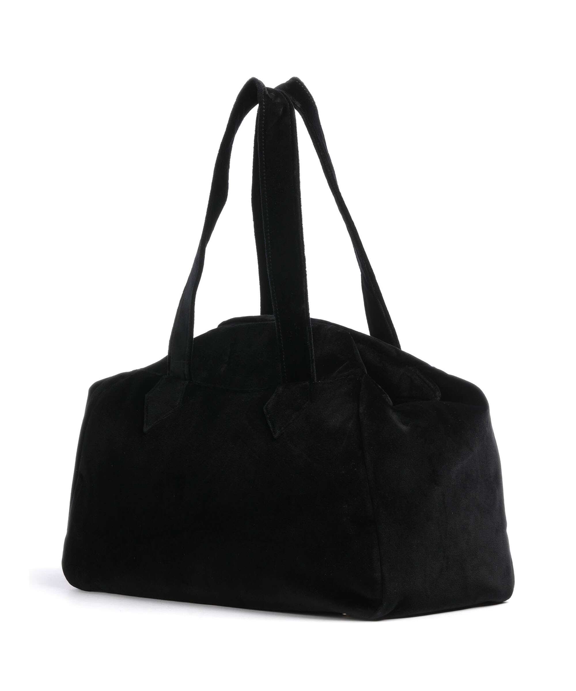 Vivienne Westwood Archive Velvet Large Tote bag black