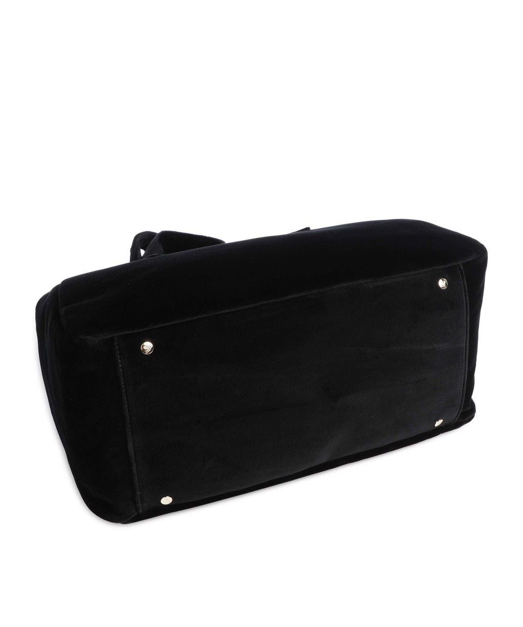 Vivienne Westwood Archive Velvet Large Tote bag black