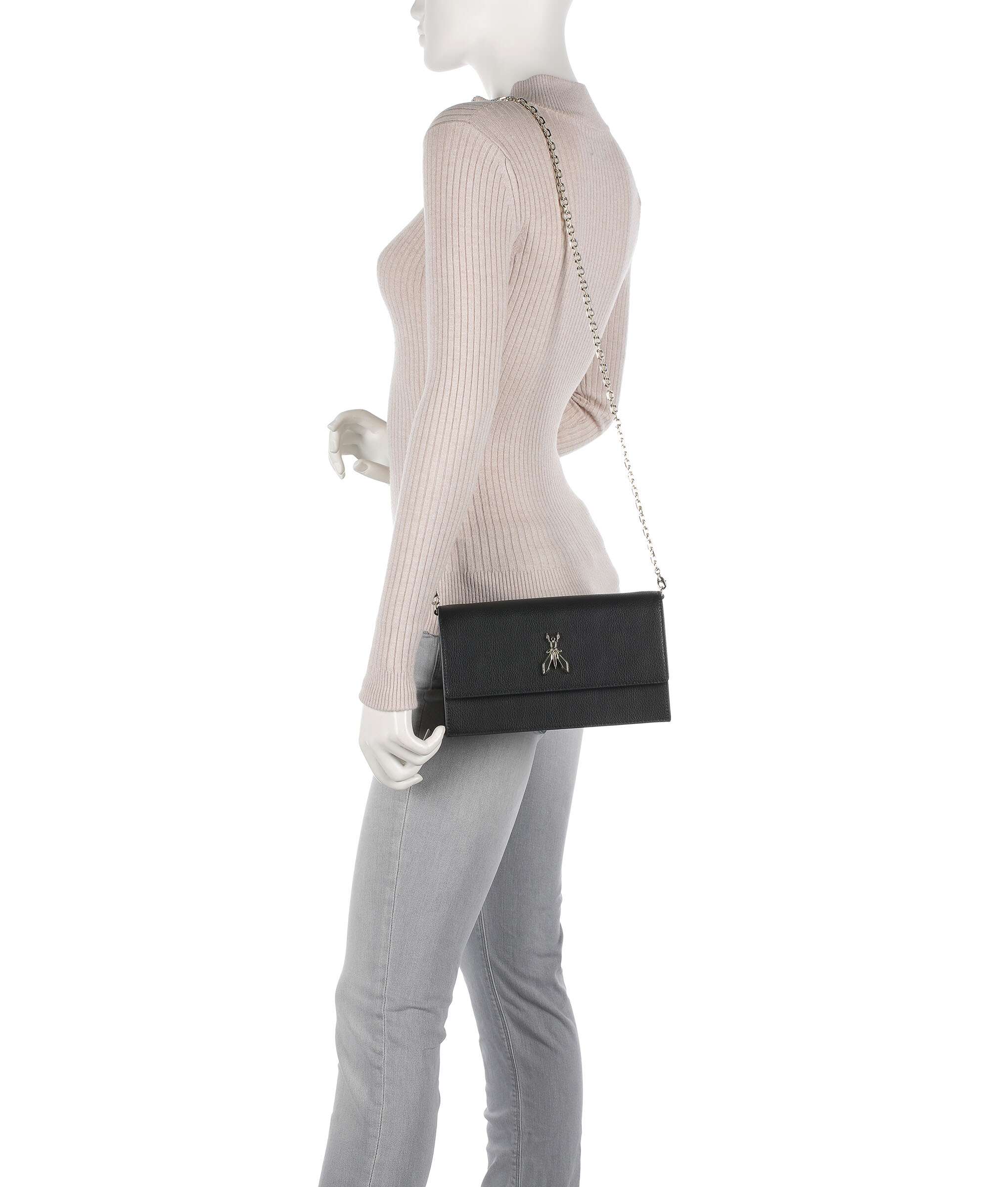 Patrizia Pepe Fly Crossbody bag black/light gold