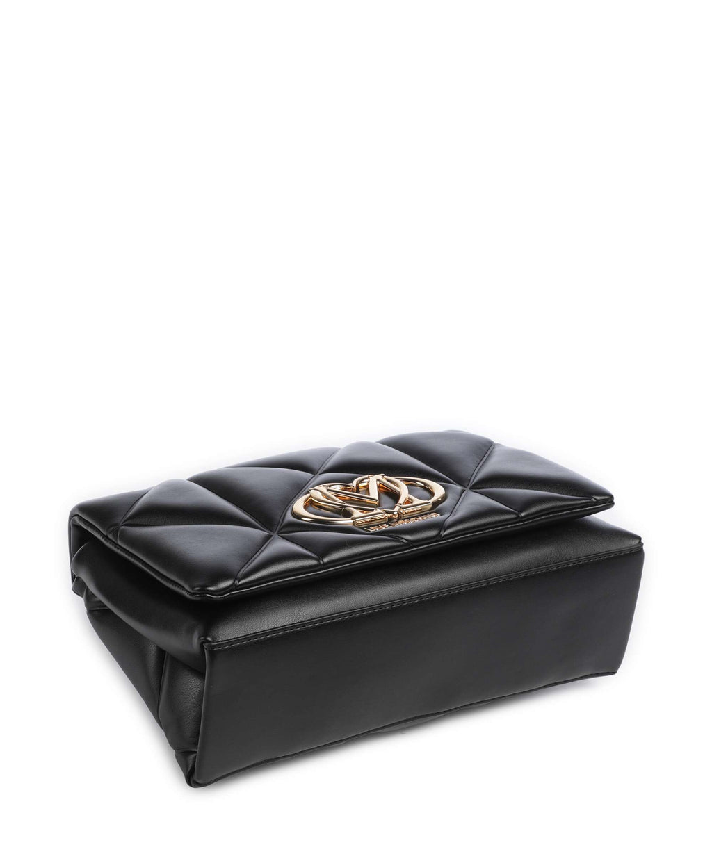 Love Moschino Embossed Q Shoulder bag nero