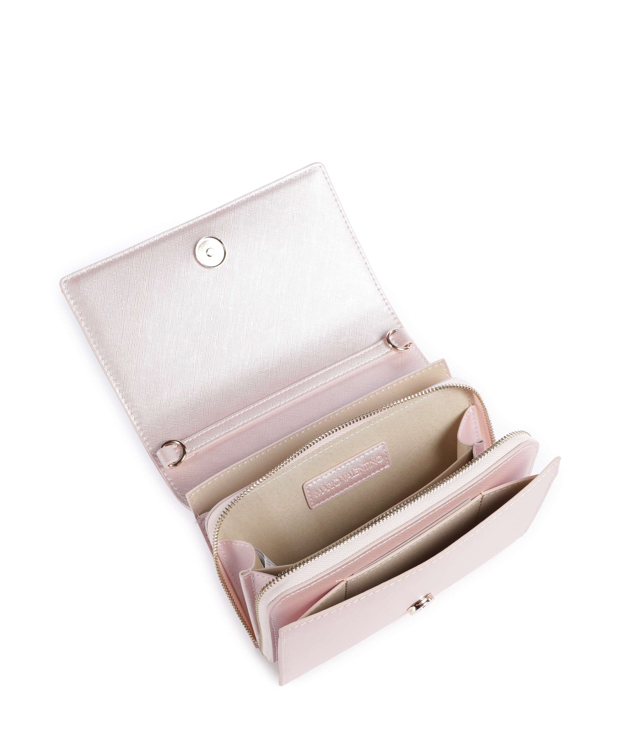 Valentino Bags Portemonnee imitatieleer rosa metallizzato
