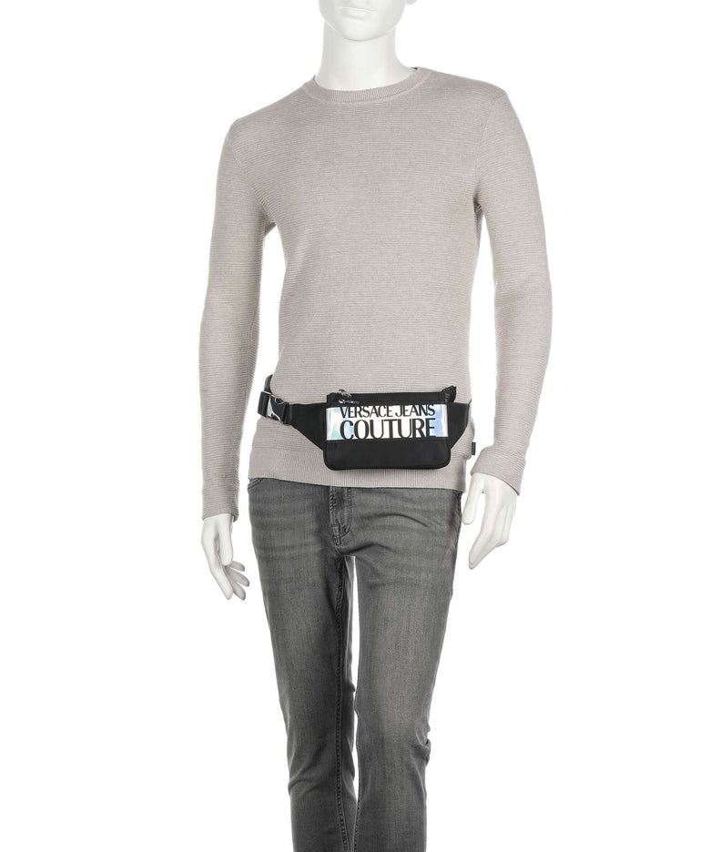 Versace Jeans Couture Iconic Logo Belt bag black/silver