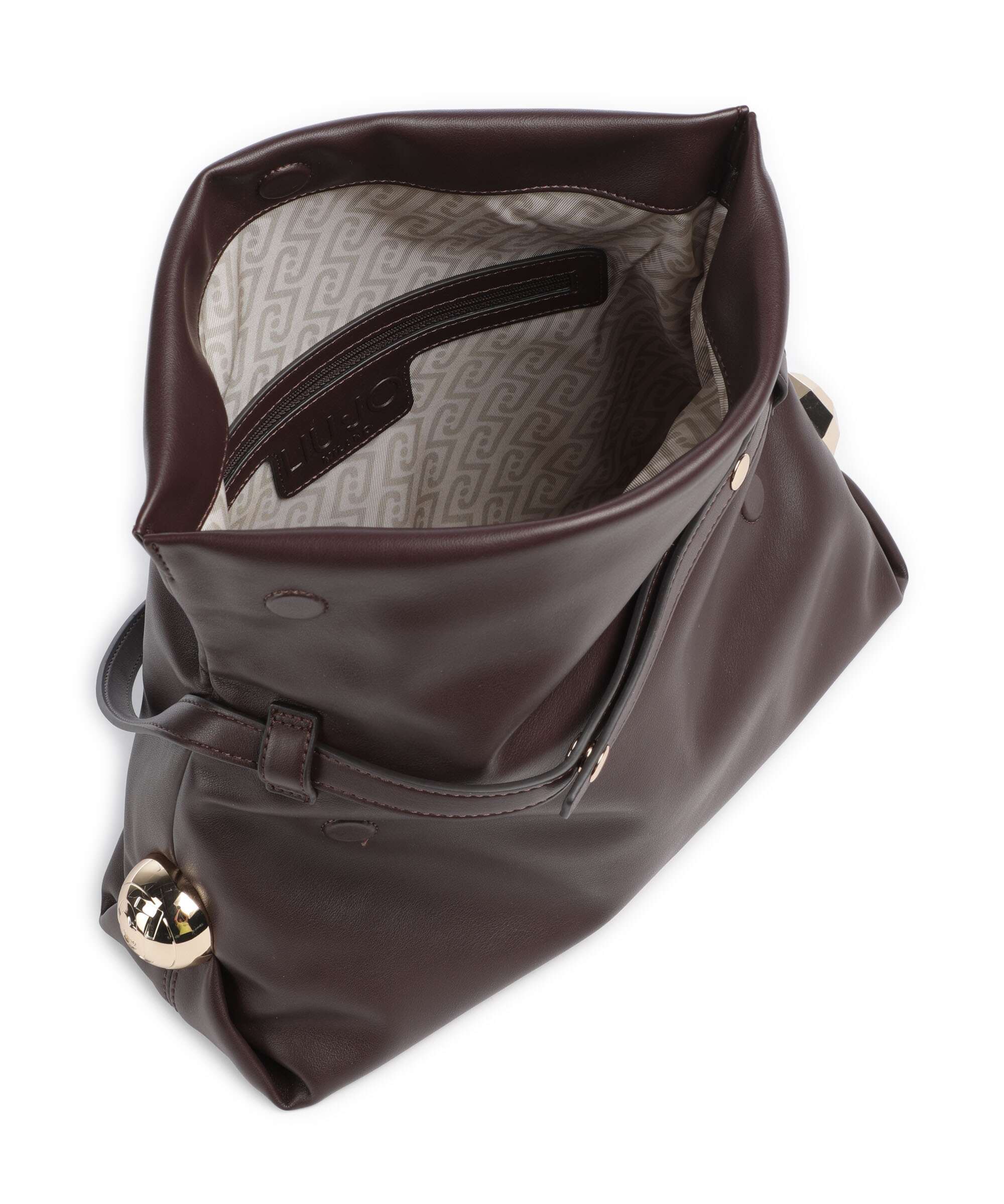 Liu Jo Riccy M Hobo bag red aubergine