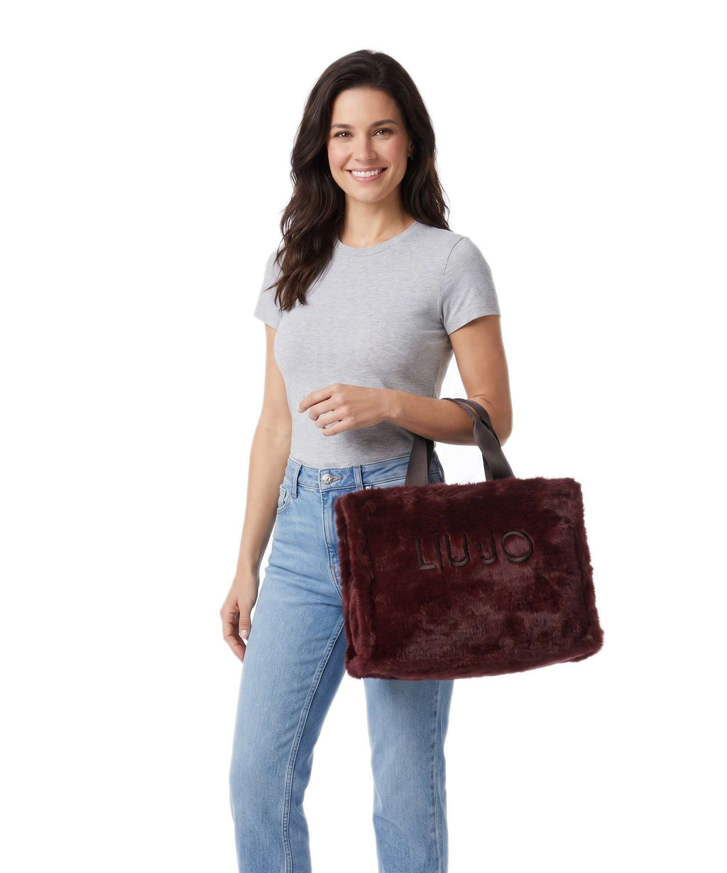 Liu Jo L Tote bag red aubergine