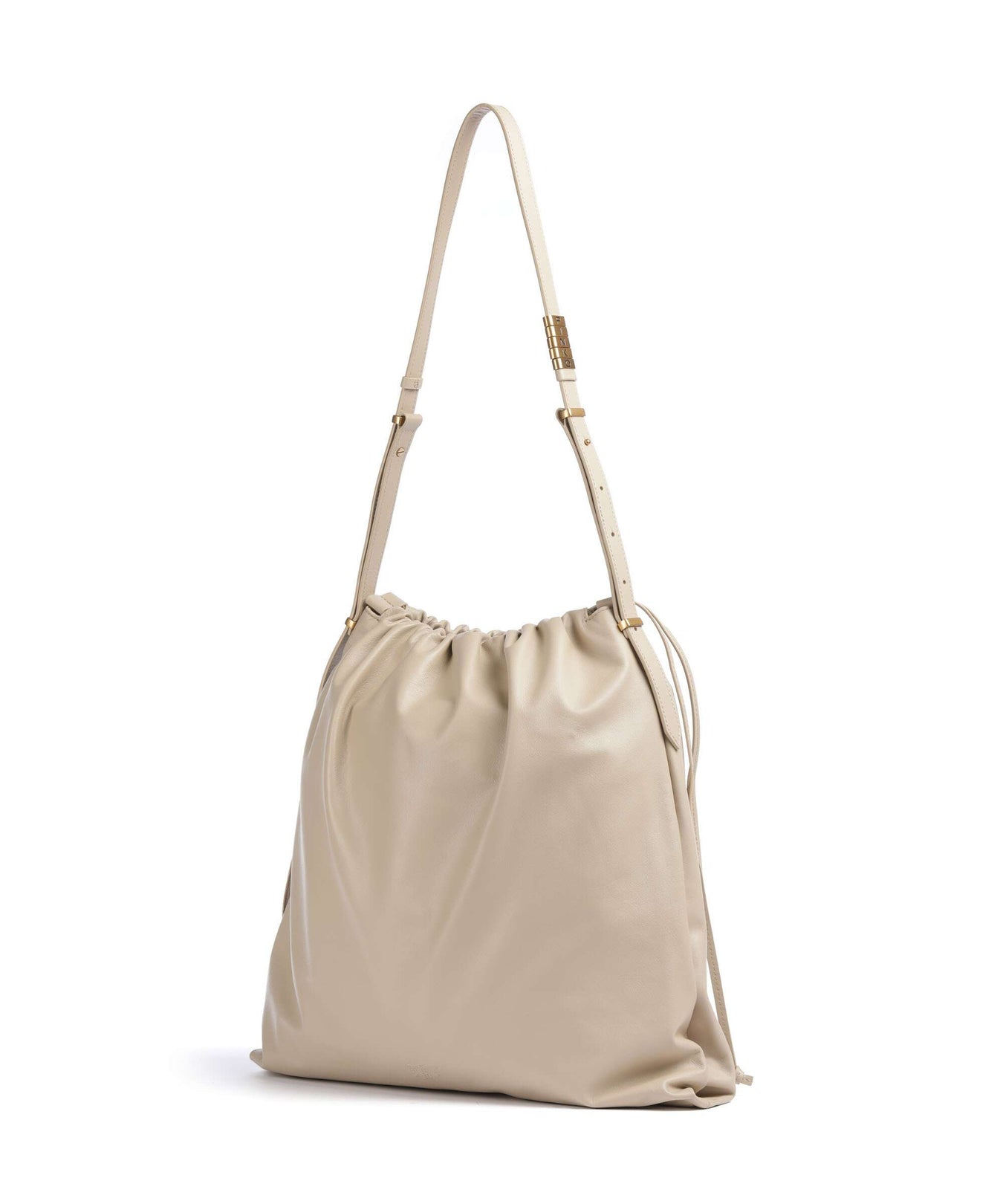 Pinko Extra Slouchy Bucket bag beige/grigio fumo/antique gold