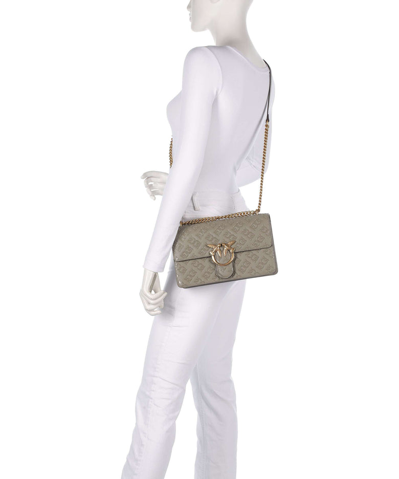Pinko Love One Classic Shoulder bag noce/antique gold