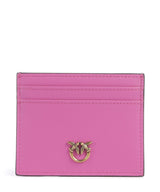 Pinko Creditcardhouder rosa flogo/antique gold