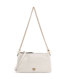 Pinko Double Mini Schoudertas bianco seta/antique gold