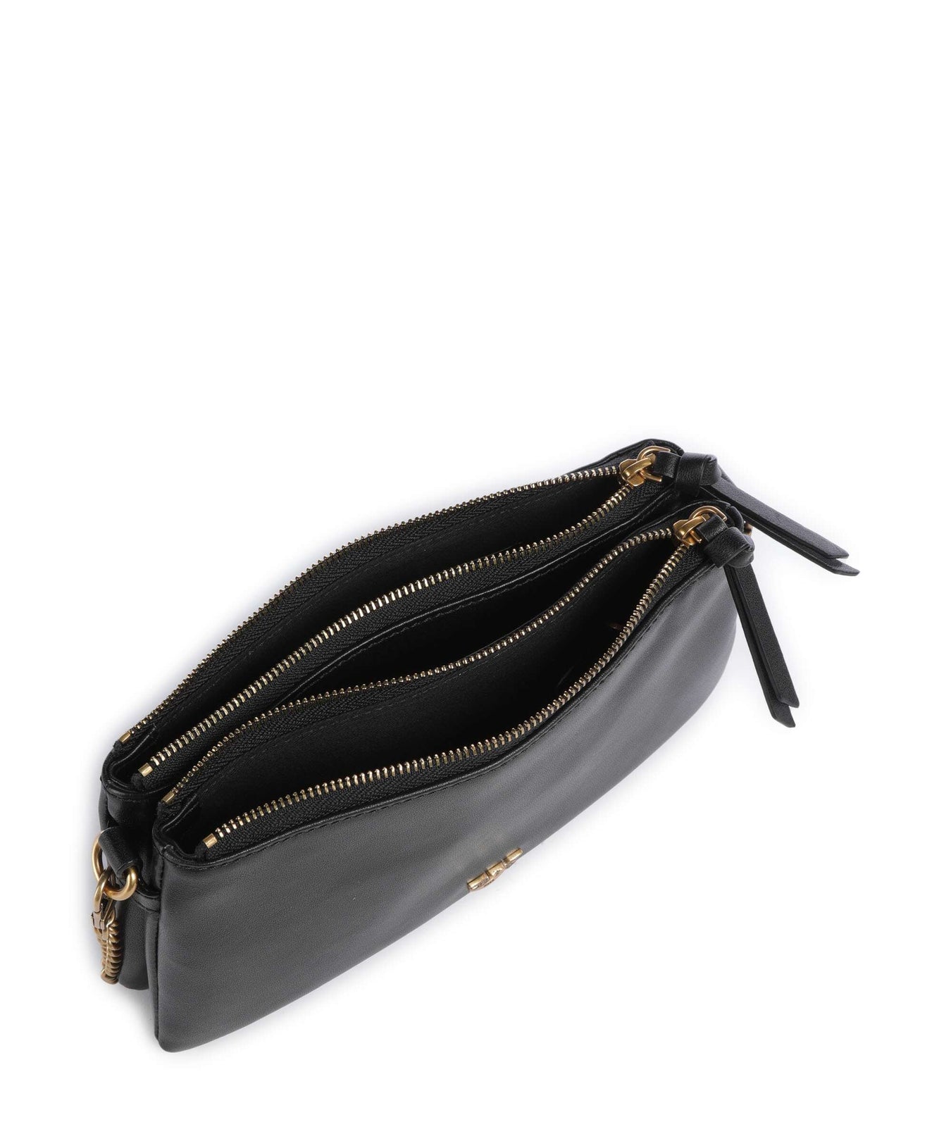 Pinko Double Mini Shoulder bag nero/antique gold