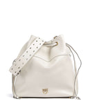 Pinko Secchiello Classic Bucket bag bianco seta/antique gold