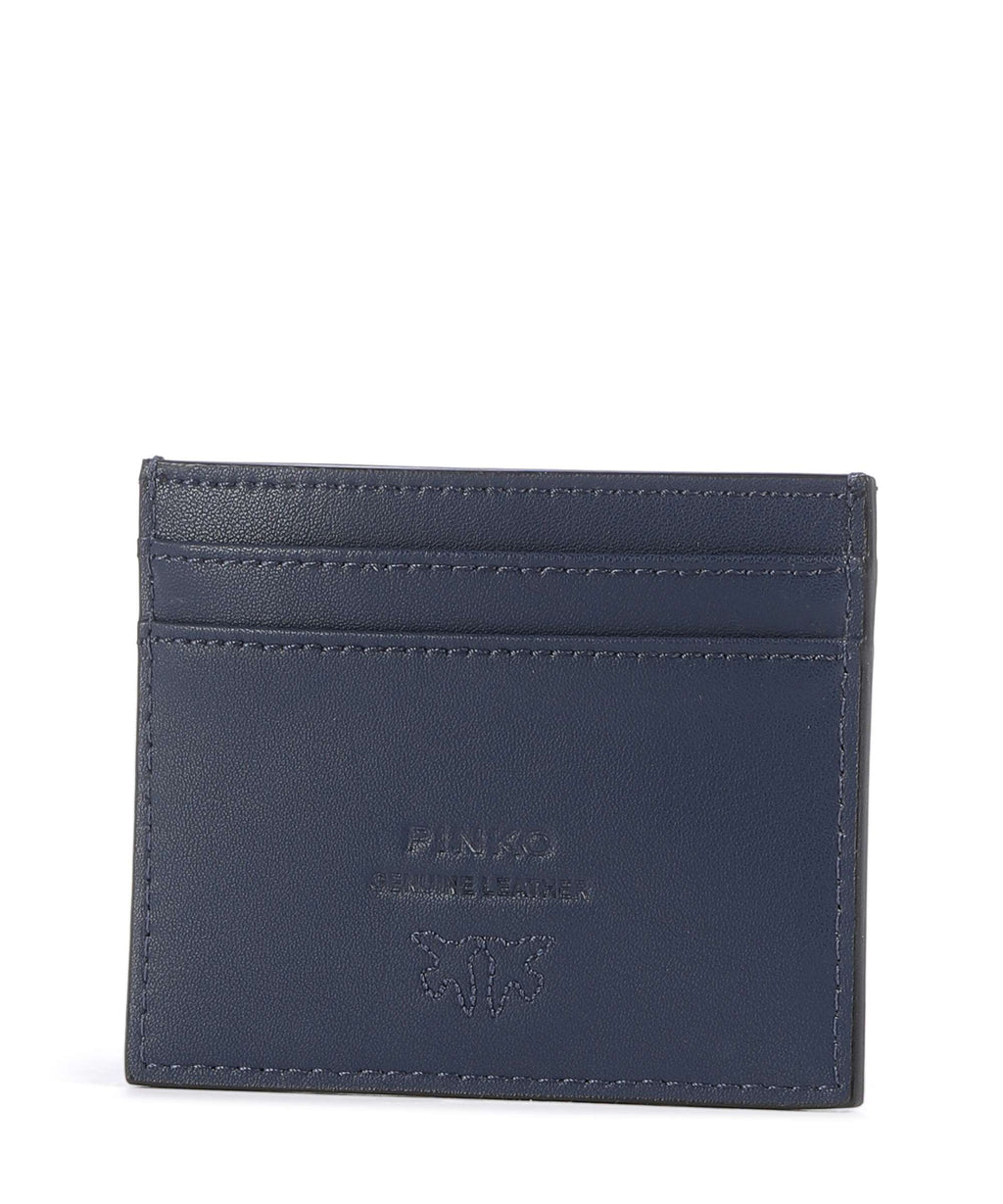 Pinko Credit card holder blu indaco ombroso/antique gold
