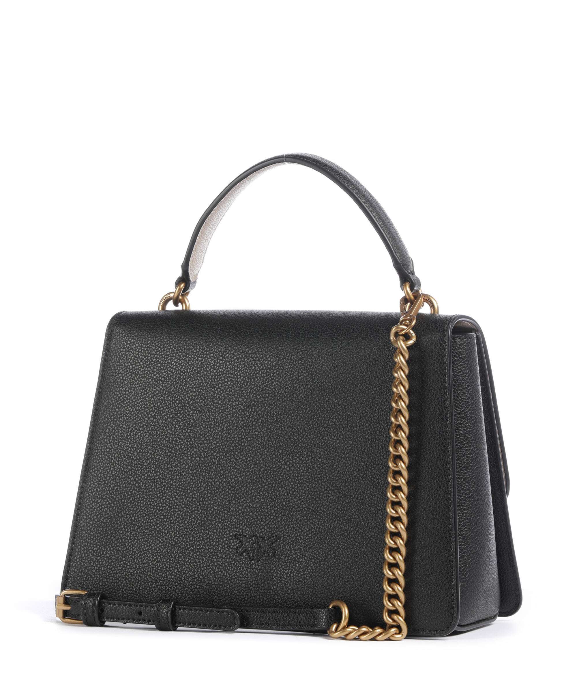 Pinko Love One Classic Handbag nero/beige/antique gold