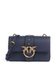 Pinko Love One Mini Crossbody tas blu indaco ombroso/antique gold